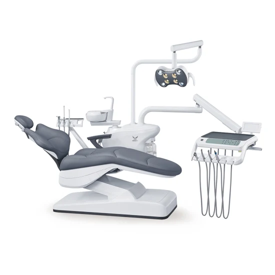 Unidad dental con sistema de bomba hidráulica Gladent aprobada por CE y FDA