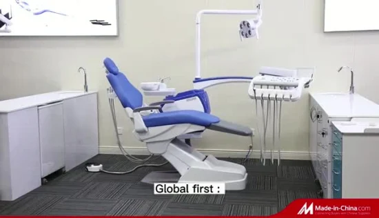 Unidad de silla de dentistas de clínica dental con memoria superior de lujo móvil de fabricación de China Foshan